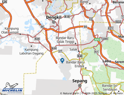 MICHELIN Taman Salak Budi map - ViaMichelin