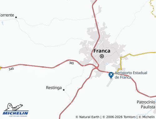 Mapa MICHELIN Parque das Esmeraldas - ViaMichelin