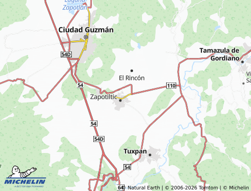 MICHELIN-Landkarte Colinde - ViaMichelin