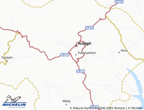 MICHELIN Hezenek map - ViaMichelin