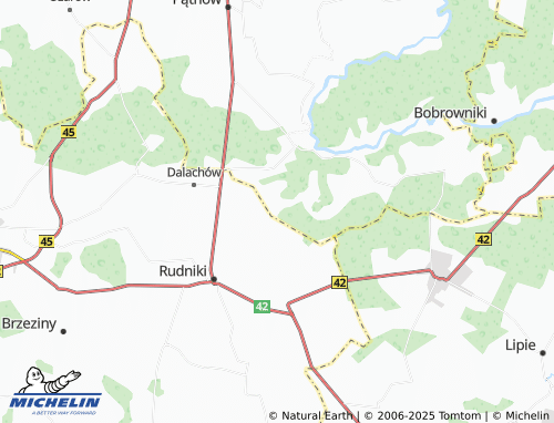 MICHELIN-Landkarte Grabowa - ViaMichelin