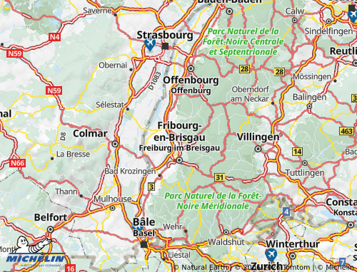 MICHELIN Emmendingen map - ViaMichelin