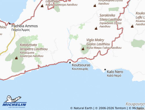 Mapa MICHELIN Tsikkalaria - ViaMichelin