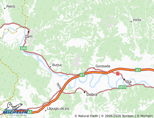 Mappa MICHELIN Câmpuri De Sus - ViaMichelin