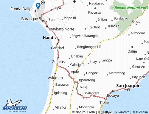 MICHELIN-Landkarte Bongbongan III - ViaMichelin