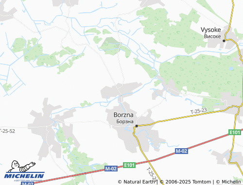 MICHELIN Kynashivka map - ViaMichelin
