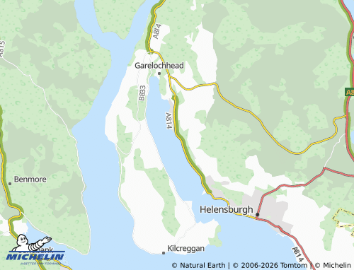 Carte MICHELIN Shandon - ViaMichelin