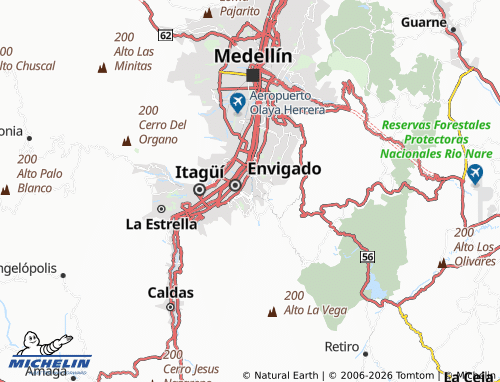 Carte MICHELIN Los Naranjos - ViaMichelin