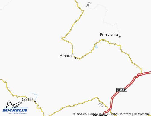 Mappa MICHELIN Amaraji - ViaMichelin
