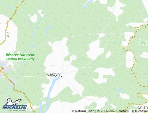 MICHELIN Krzywogoniec map - ViaMichelin