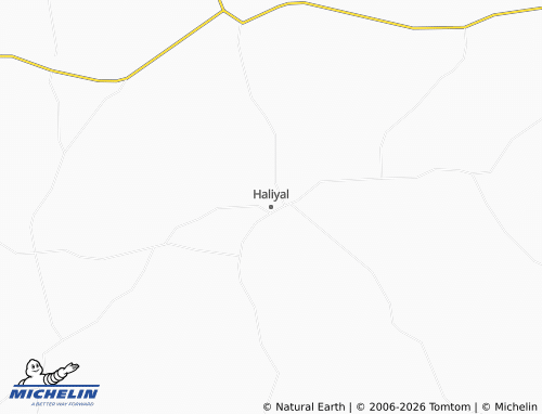 MICHELIN-Landkarte Haliyal - ViaMichelin