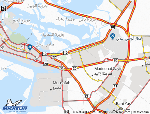 Mappa MICHELIN Madeenat Khaleefah - ViaMichelin