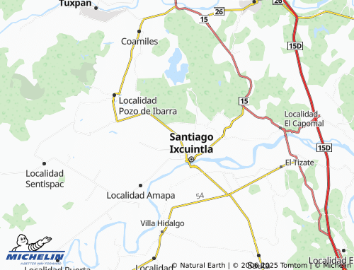 MICHELIN Colonia Emiliano Zapata map - ViaMichelin