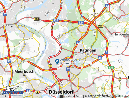 MICHELIN Bahnhof Kalkum map - ViaMichelin