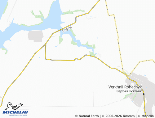Mappa MICHELIN Chystopillia - ViaMichelin