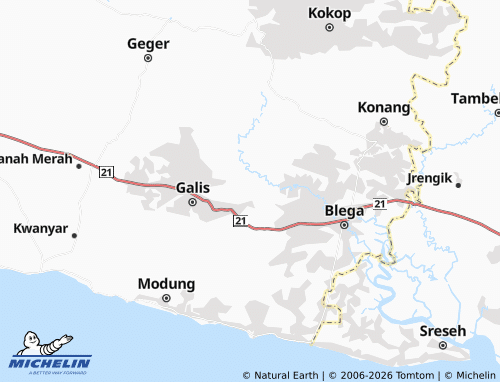 Mapa MICHELIN Daleman - ViaMichelin