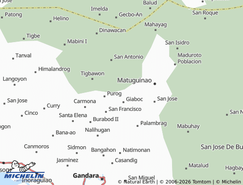 Mappa MICHELIN Hinayagan - ViaMichelin