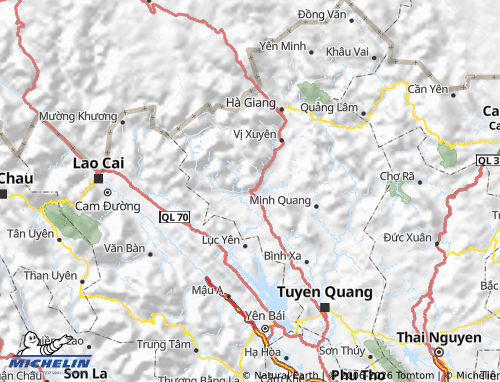 MICHELIN Bắc Quang map - ViaMichelin