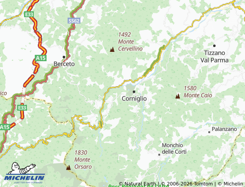 MICHELIN Lago map - ViaMichelin