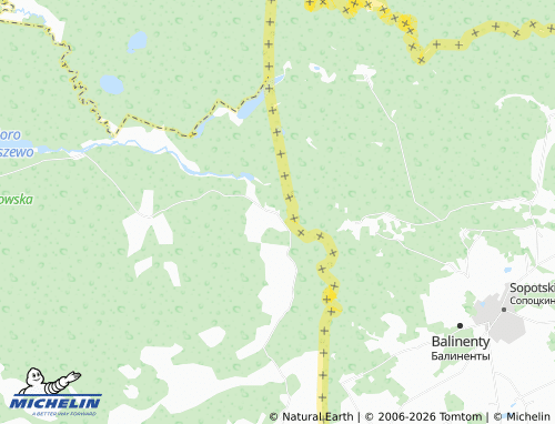MICHELIN Rudawka map - ViaMichelin
