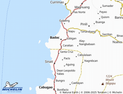 MICHELIN Caraitan map - ViaMichelin