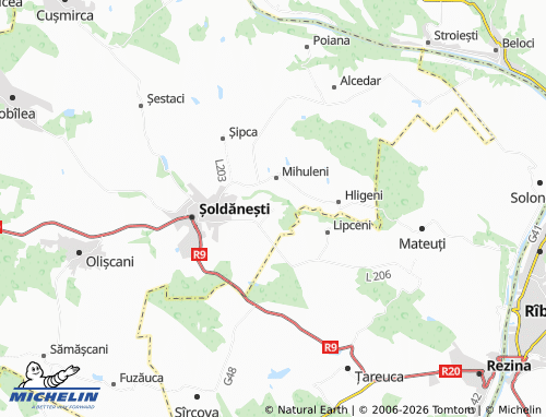 Mapa MICHELIN Parcani - ViaMichelin