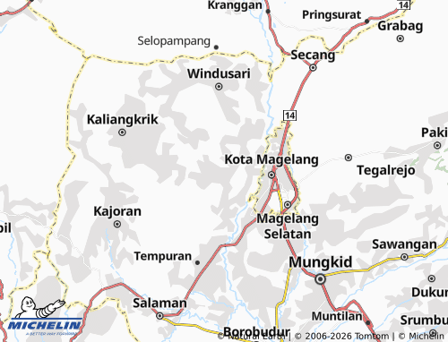 Carte MICHELIN Bandongan - ViaMichelin