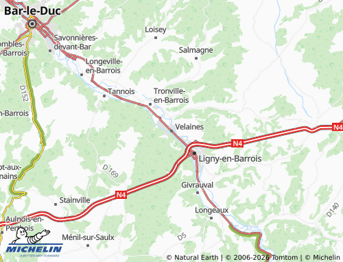 MICHELIN Velaines map - ViaMichelin