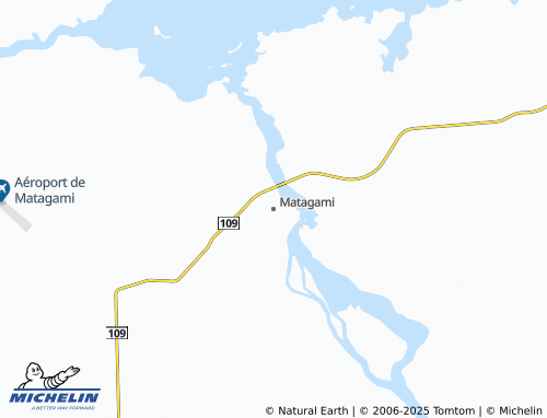 Carte MICHELIN Matagami - ViaMichelin