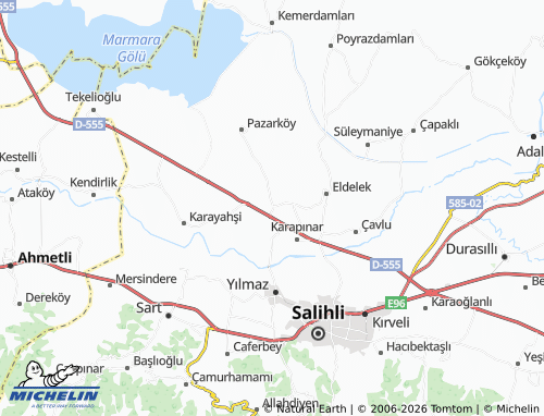 MICHELIN Çökelek map - ViaMichelin