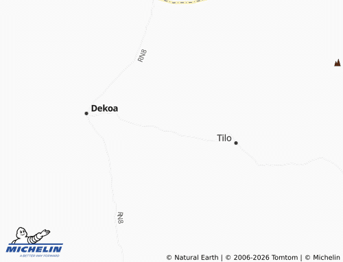MICHELIN Mbere map - ViaMichelin