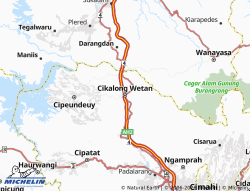 Carte MICHELIN Cikalong Wetan - ViaMichelin