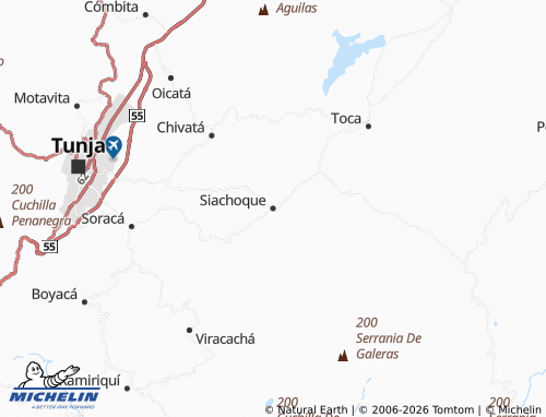 Mapa MICHELIN Siachoque - ViaMichelin
