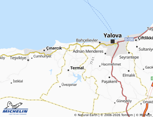 MICHELIN Akköy map - ViaMichelin