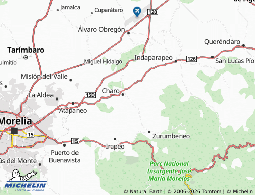 Mapa MICHELIN de Santiago - ViaMichelin