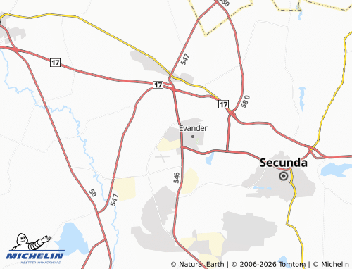 Mapa MICHELIN Evander SP - ViaMichelin