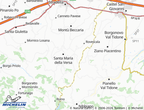 MICHELIN Valdamonte map - ViaMichelin