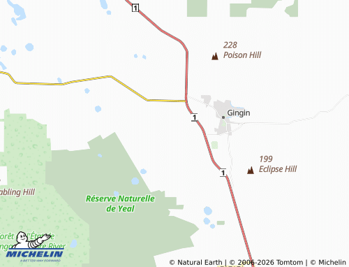 Mapa MICHELIN Coonabidgee - ViaMichelin