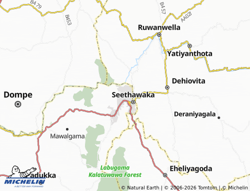 Mappa MICHELIN Seethagama - ViaMichelin