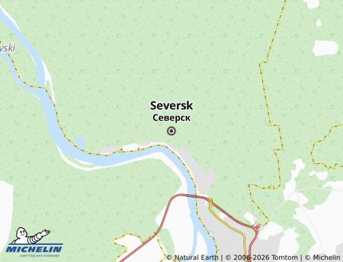 Carte MICHELIN Seversk - ViaMichelin