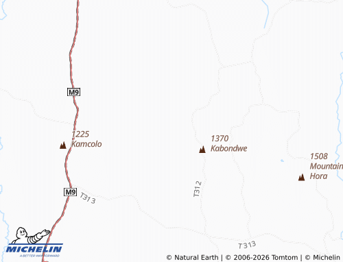 Mappa MICHELIN Ching'anya - ViaMichelin