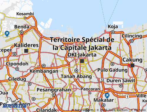 Mapa MICHELIN Duri Pulo - ViaMichelin