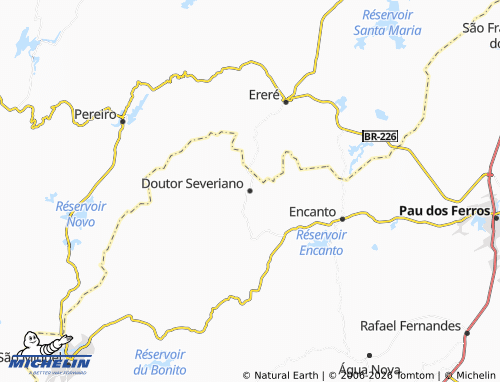 Mappa MICHELIN Doutor Severiano - ViaMichelin