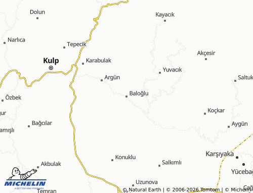 Carte MICHELIN Baloğlu - ViaMichelin