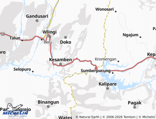 MICHELIN Banjarsari map - ViaMichelin
