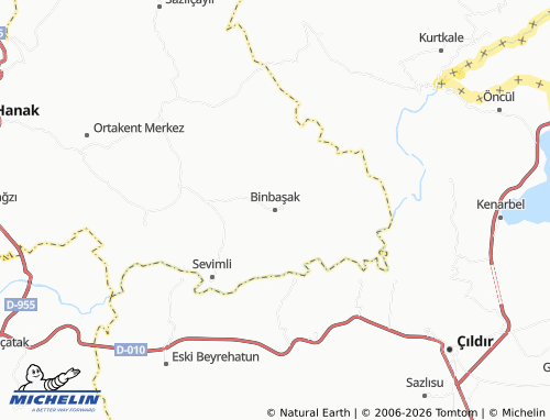 Mapa MICHELIN Binbaşak - ViaMichelin