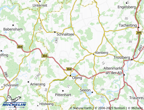 MICHELIN Honau map - ViaMichelin