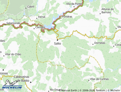 MICHELIN Cerdeira map - ViaMichelin