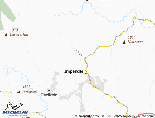 MICHELIN Gwanovuga map - ViaMichelin