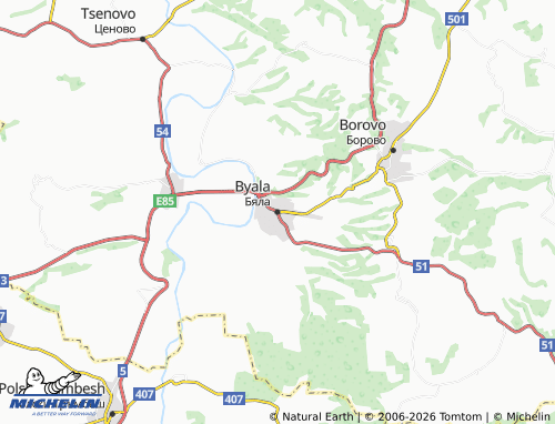 Mappa MICHELIN Byala - ViaMichelin